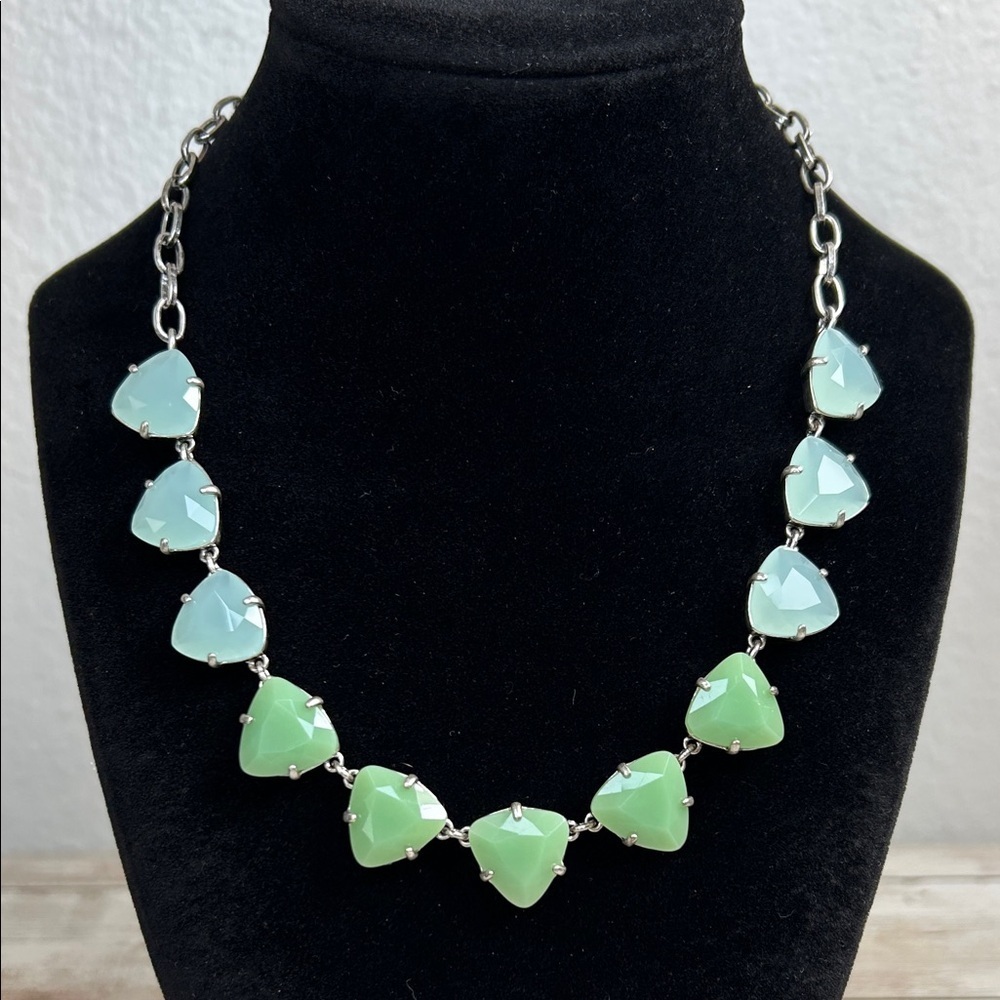 Stella & Dot Green and Blue Necklace